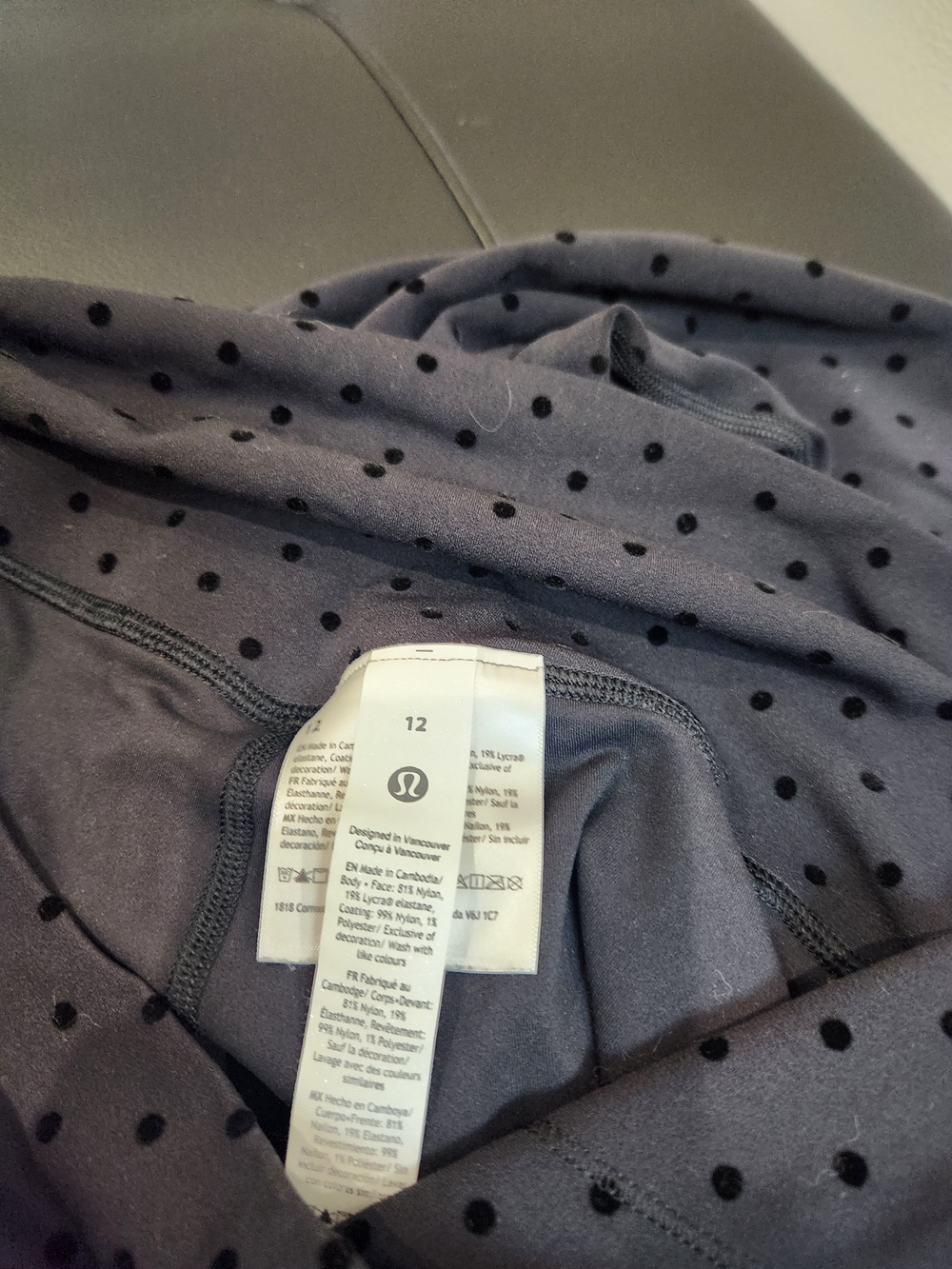 lululemon athletica Black Polka Dot Joggers - Picture 4 of 4